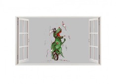 Sticker decorativ cu Dinozauri, 85 cm, 4231ST