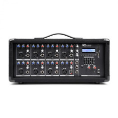 Power Dynamics PDM-C805A, mixer muzical cu 8 canale, 800 W, usb ?i sd slot foto