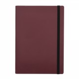 Agenda notes A5 Velvet cu elastic burgundy
