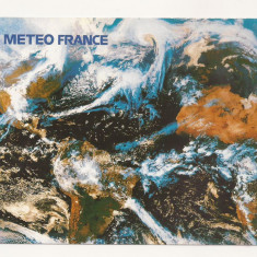 FA37-Carte Postala- FRANTA - Meteo France advertising, necirculata