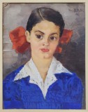 Nina Batalli ( 1913 - 1993 ) - Portret de tanara