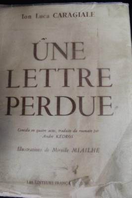 Un lettre perdu (O scrisoare pierduta) foto