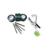 Set aparat de legat vita de vie + 10.000 capse + 10 benzi culoare verde Heinner