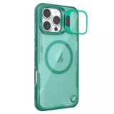 Husa iPhone 16 Pro Nillkin Iceblade Prop Magnetic, cu decupaj camera, verde