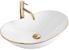 Lavoar pentru blat Rea Royal Auriu Edge