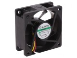 Ventilator axial 24VDC 60x60x25mm 45,63m3/h 27dBA