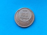 100 Francs 1950 Tunisia-in realitate arata bine