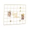 Rama foto 40x30 cm, metalica cu clesti, Auriu, ATU-082337