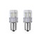 Set becuri auto cu LED CANBUS compatibil P21 R5W R10W 22 SMD Alb 12V 24V, destinat competitiilor auto sau off-road