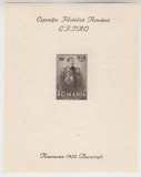 ROMANIA 1932 LP 101 EFIRO COLITA NEDANTELATA MNH, Nestampilat