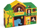 Cutie cu jucarii de lemn - Story Box Safari | Janod