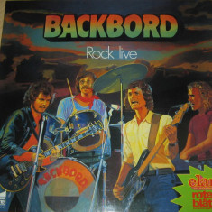 VINIL Backbord ‎– Rock Live - VG -