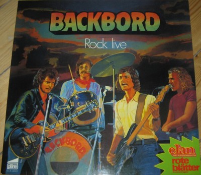 VINIL Backbord &amp;lrm;&amp;ndash; Rock Live - VG - foto