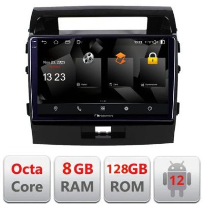 Navigatie Toyota LandCruiser 2008-2015 5960Pro-381 Android Octa Core Qualcomm 2K Qled 8+128 DTS DSP 360 4G Optical v1 CarStore Technology foto