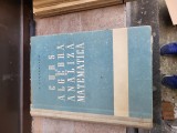 Curs de algebra și analiză matematica vintage, 1958