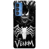 Husa compatibila cu Motorola Moto G71 5G model We are venom, Silicon, TPU, Viceversa, Transparent, Carcasa
