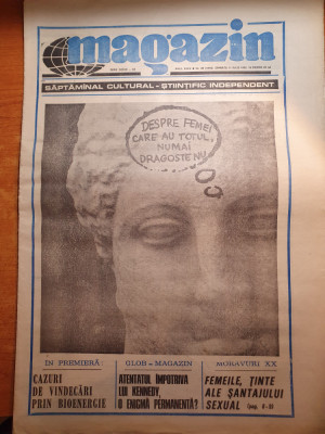 magazin 11 iulie 1992-art&amp;quot;atentatul impotriva lui kennedy,o enigma permanenta?&amp;quot; foto