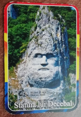 M3 C3 - Magnet frigider tematica turism - Decebal la Cazane - Romania 33 foto