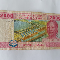 Africa Centrala Camerun 2000 Franci 2002 Rara