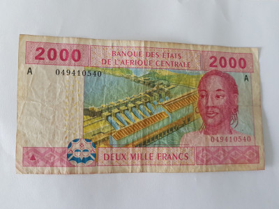 Africa Centrala Camerun 2000 Franci 2002 foto