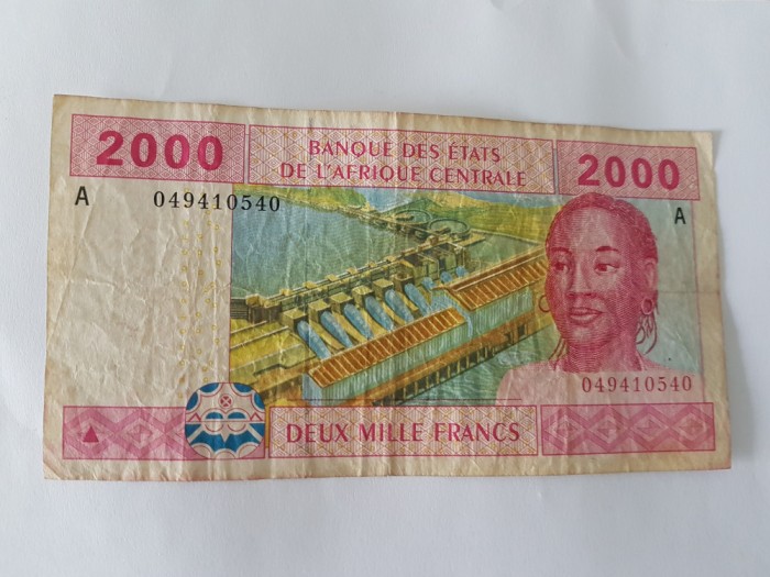 Africa Centrala Camerun 2000 Franci 2002