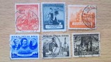 Lot 6 Timbre Romania Perioda RPR Congresul Sindicatelor Teatru Caragiale Stampilate - RO1, Stampilat