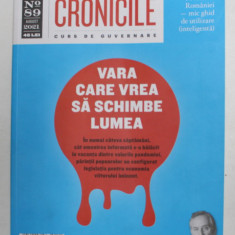 REVISTA CRONICILE - CURS DE GUVERNARE , NR. 89 , AUGUST, 2021