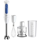 Mixer vertical Braun MQ30202, 900 W, Tocator 350 ml, Tel, Pahar gradat 600 ml, SplashControl, Alb