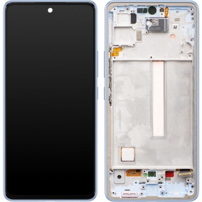 Display cu Touchscreen Samsung Galaxy A53 5G A536, cu Rama, Albastru, Service Pack GH82-28024C foto
