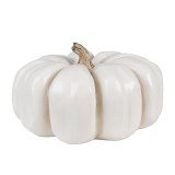 Cumpara ieftin Dovleac decorativ polirasina alba maro 27x16 cm