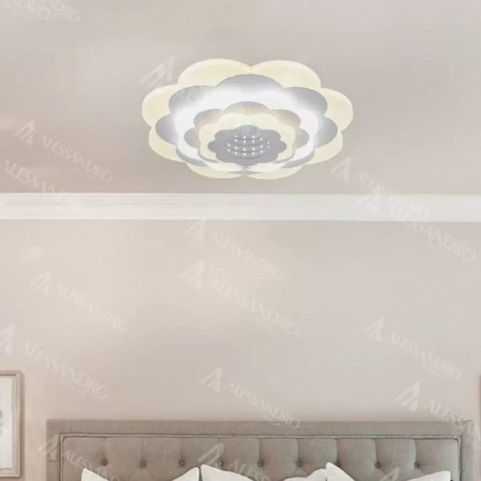 Lustra LED NEXA 3D, 36W, Diametru 24cm, lumina Rece/Calda/Neutra, Alb ModernLight Concept