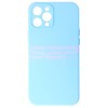 Husa Silicon Light Blue pentru Apple iPhone 12 Pro Max - Calitate Superioara, Tip Original