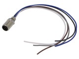 Conector M12 soclu tată 5 pini 60V 2A IP67 drept cablu Lutronic 0,2m