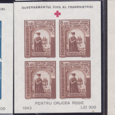 ROMANIA 1943 LP 144 II DUCA VODA HATMANUL UCRAINEI COLITE NEDANTELATE MNH