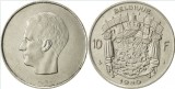 Belgia 1969 - 10 francs, circulata