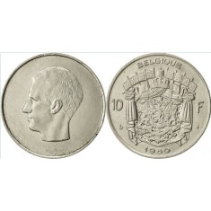 Belgia 1969 - 10 francs, circulata