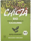 Guma de mestecat Chicza Spearmint Bio, 12 lamele, 30g, 100% Naturala, Vegana, Fara Gluten