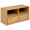 Tv Cabinet SAUDA Medium Oak Solid Pine Wood