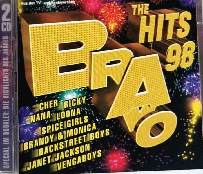 Various &ndash; Bravo: The Hits '98 NM / NM dublu cd muzica pop rock Polystar Germania 1998