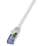 PATCH CORD S/FTP LOGILINK Cat6a, LSZH, cupru, 7.5 m, gri, AWG26, dublu ecranat &quot;CQ3082S&quot; (timbru verde 0.8 lei)