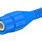Conector BNC Mamă Albastru Crimpat 5-40&deg;C