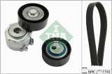 INA 529 0017 10 Set curea transmisie cu caneluri