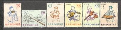 Romania.1961 Instrumente muzicale YR.262 foto