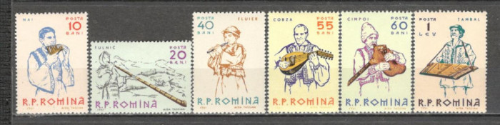 Romania.1961 Instrumente muzicale YR.262