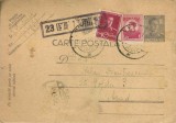 NI797 Carte poștală rom&acirc;nească circulată Pitești-Arad, 1945, ștampilă cenzură Pitești
