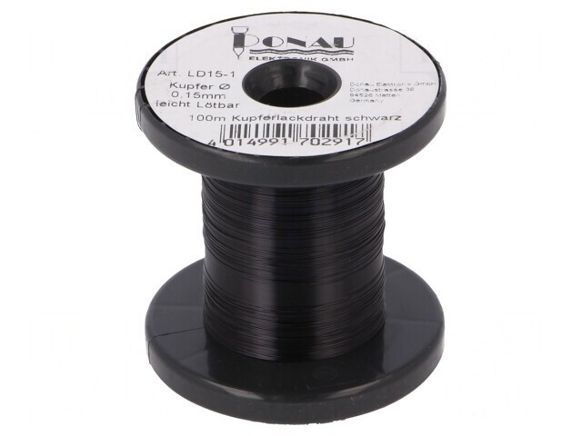 S&acirc;rmă de cupru argintată 0,15mm neagră 0,029kg