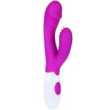 Vibrator Rabbit Andre, Violet, 20.5 cm, Pretty Love
