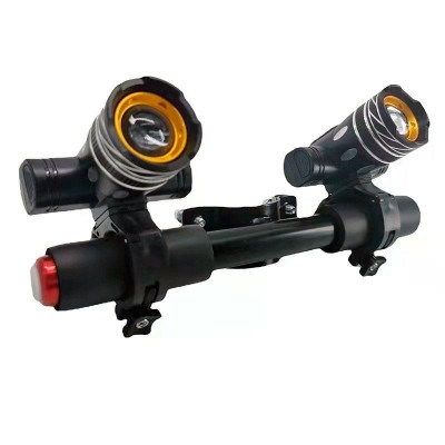 Faruri LED - trotineta electrică, re&amp;icirc;ncărcabile, cu ghidon, negru | Motorevolution foto