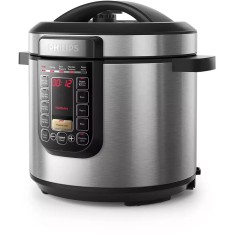 Multicooker Philips All-in-One, Oala cu invelis ProCeramic+, 1300 W, 6 l, func&Aring;&pound;ie de pastrare cald 12 ore, func&Aring;&pound;ie de gatit presetata, controlul tim
