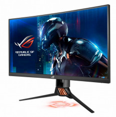 Monitor 27&amp;quot; ASUS PG27VQ, WQHD, Curved, Gaming, TN, 16:9, 2560*1440, up to 165Hz, WLED, 1 ms, 400 cd/m2, 170/160, 1.000:1, AuraSync, G-SYNC, Flicker fr foto